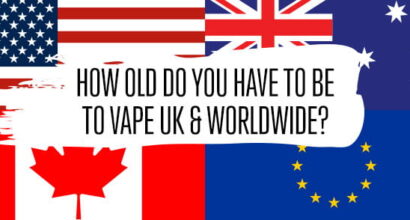how old do you have to be to vape UK and worldwide