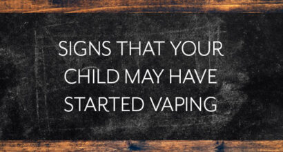 signs that your child may have started vaping