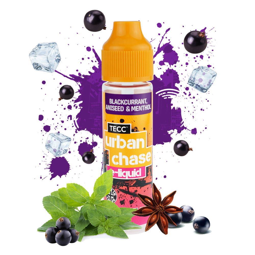blackcurrant aniseed menthol urban chase short fill 1