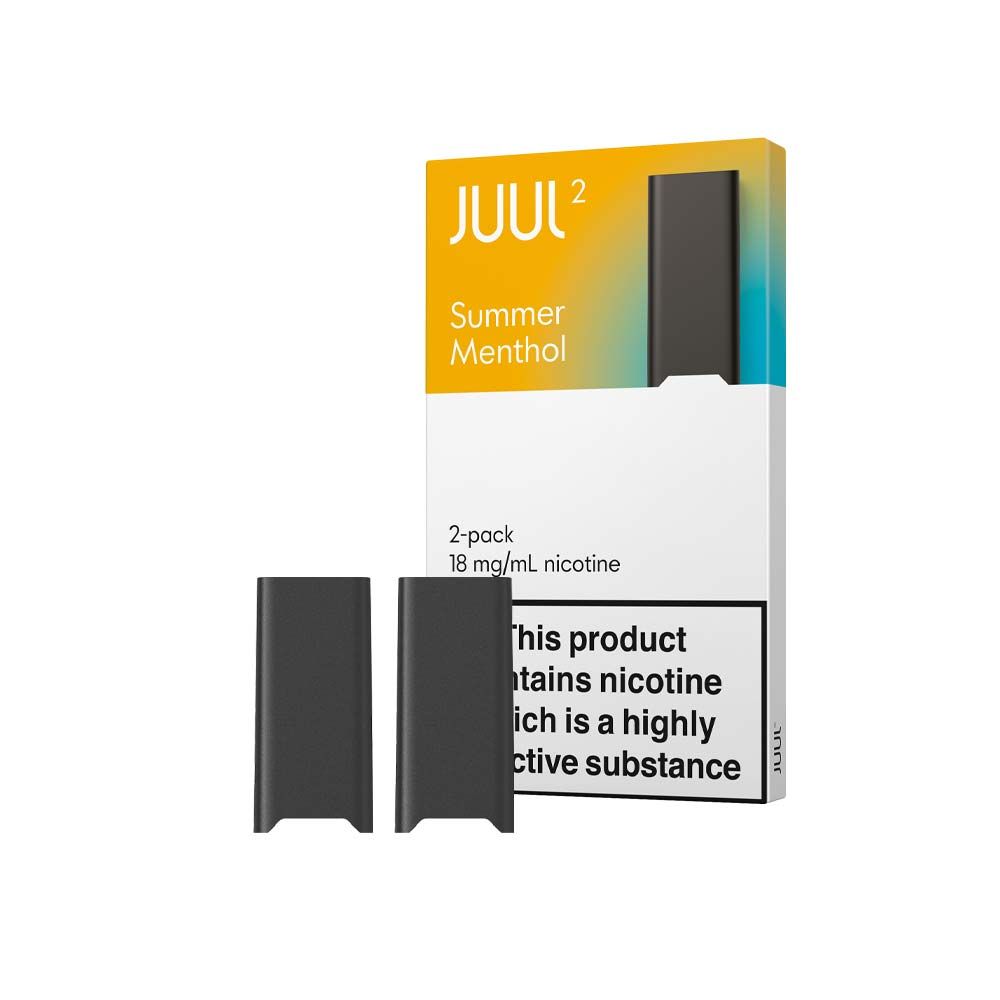 juul 2 pods x2 summer menthol contents