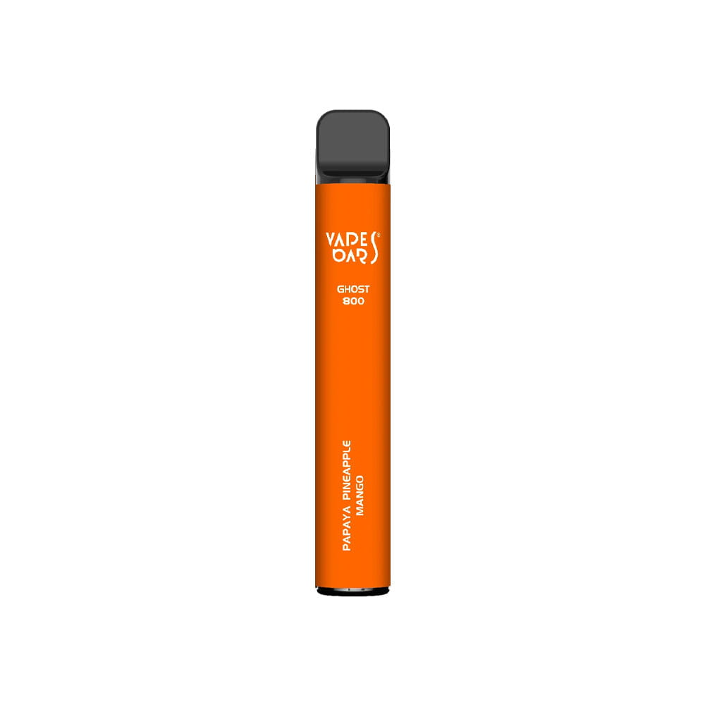 vapes bars ghost 800 disposable papaya pineapple mango