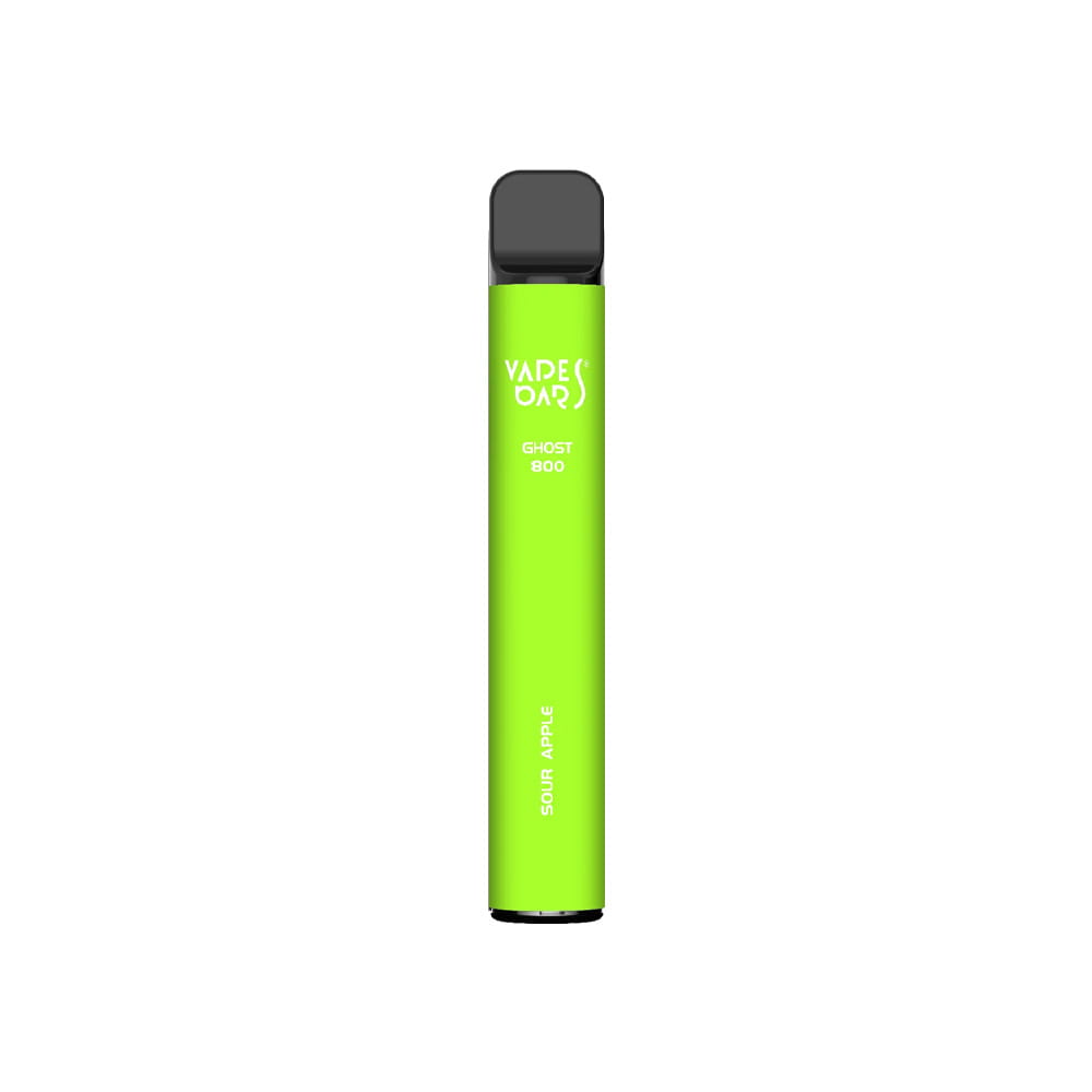 vapes bars ghost 800 disposable sour apple