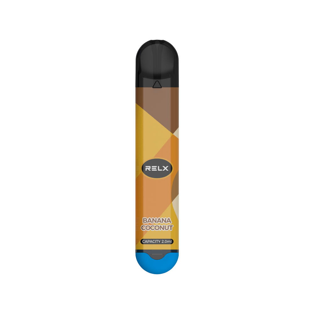 relx bar disposable kit banana coconut