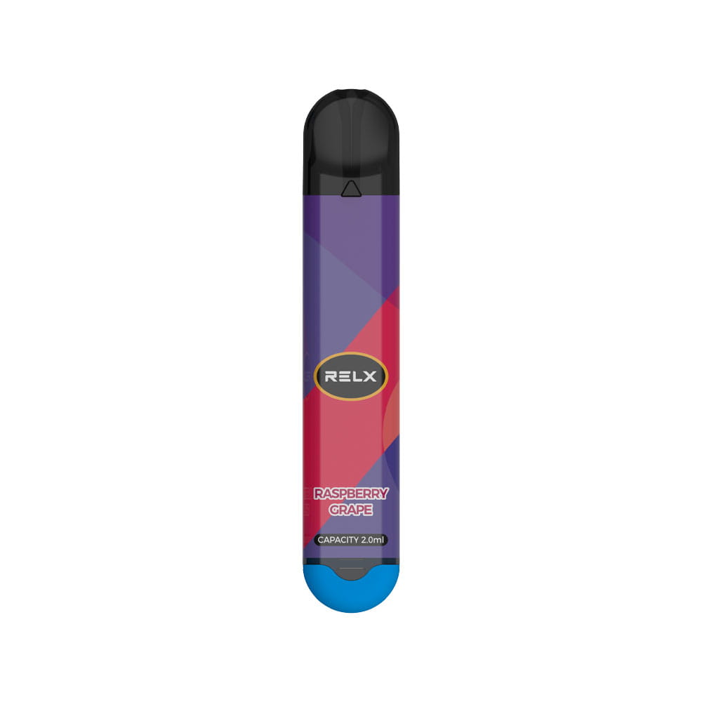relx bar disposable kit raspberry grape