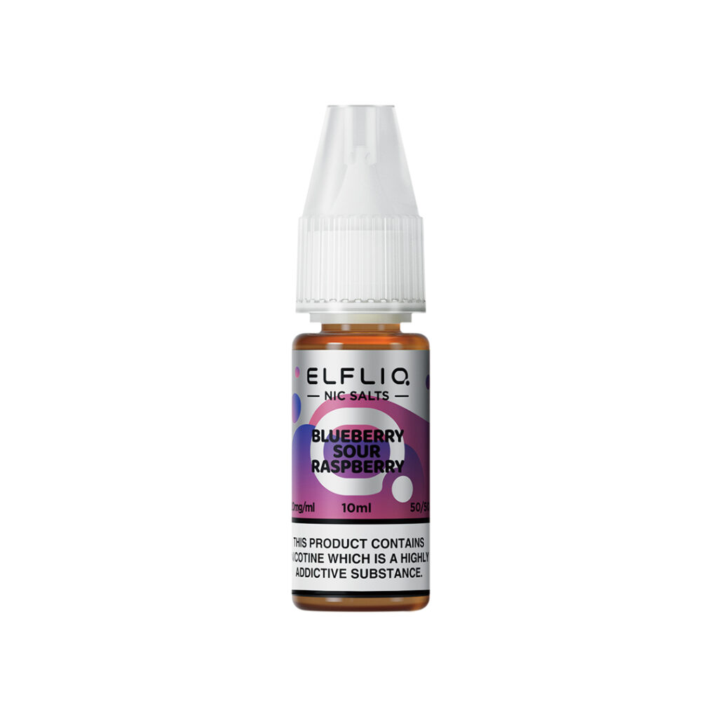 elf bar elfliq nic salt 10ml blueberry sour raspberry