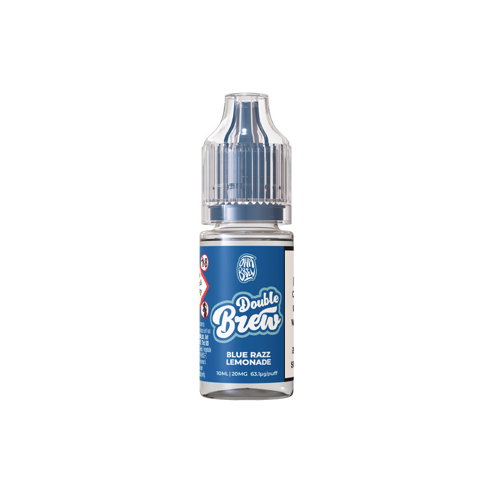 ohm brew double brew e liquid blue razz lemonade