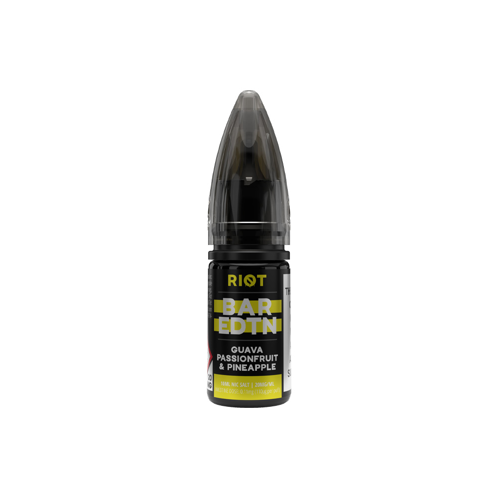 riot bar edition 10ml guava passionfruit pineapple