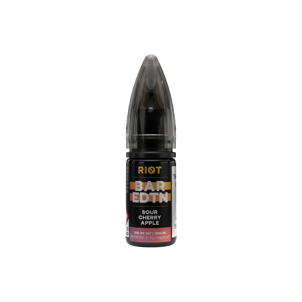 riot bar edition 10ml sour cherry apple