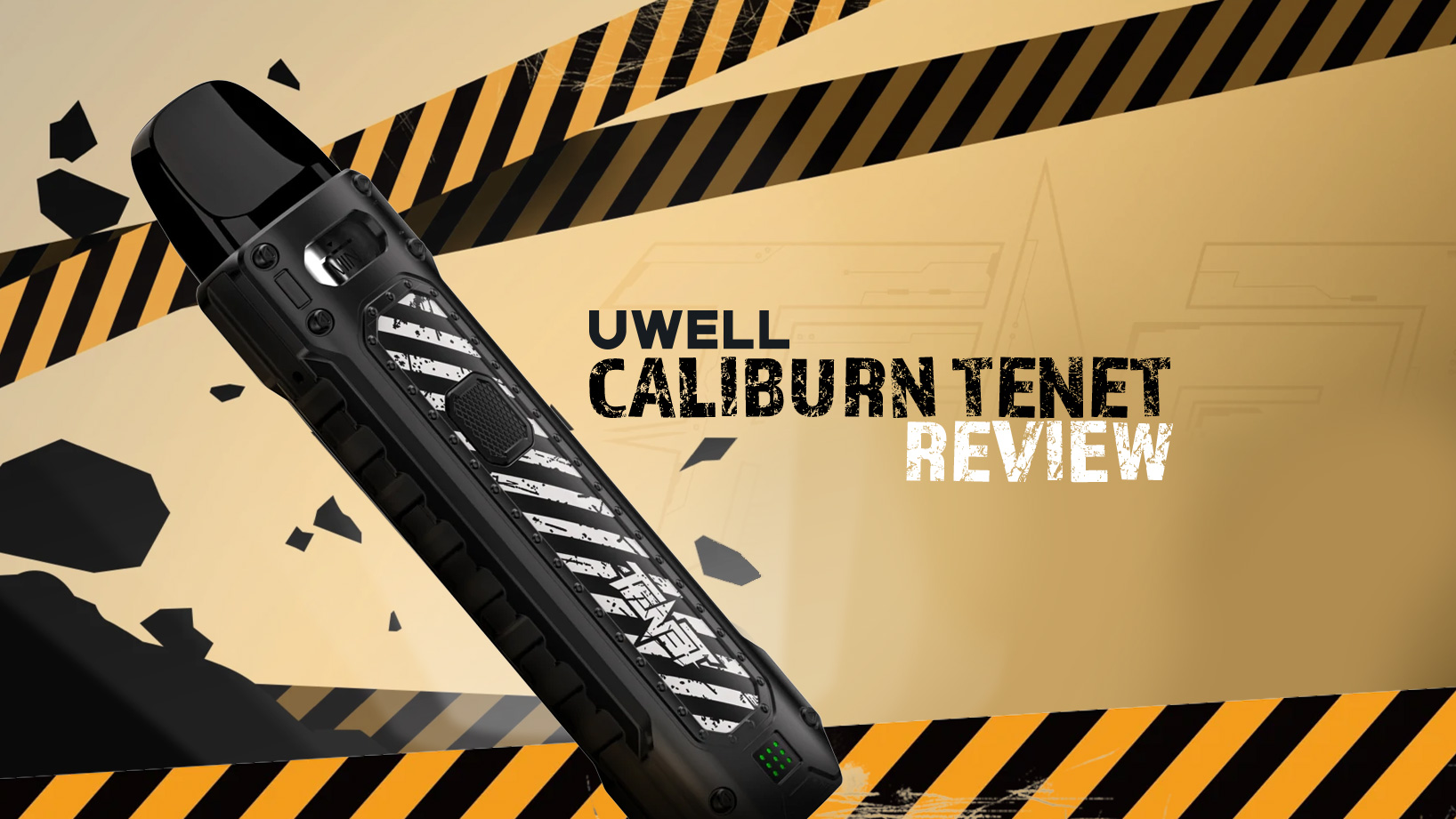 caliburn tenet uwell Review Colours:Fluid Black Grey regular Air Bar Diamond Spark