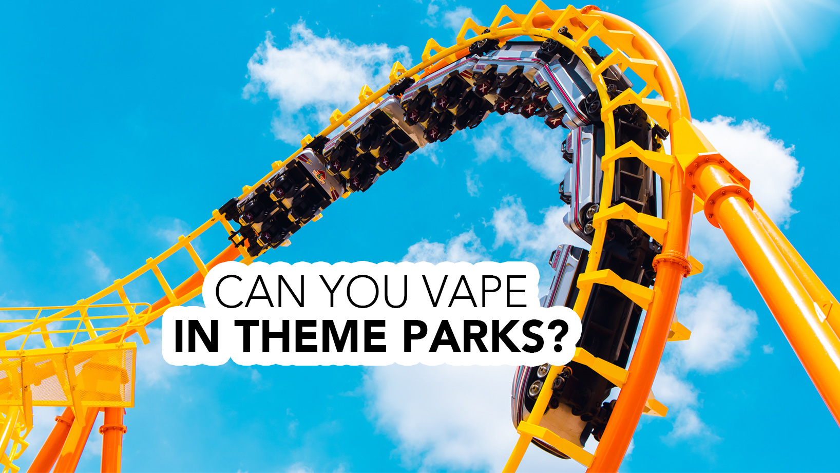 can you vape in theme parks