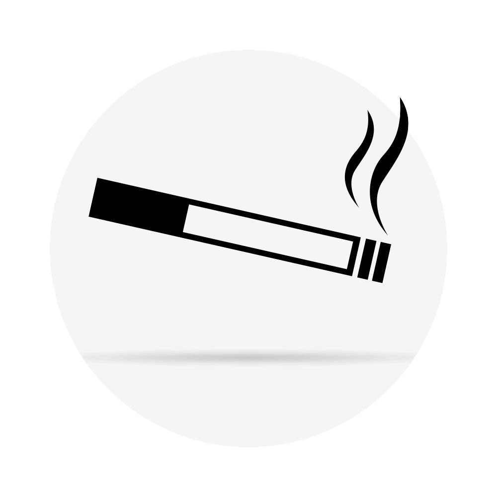 is vaping Vegan cigarette icon