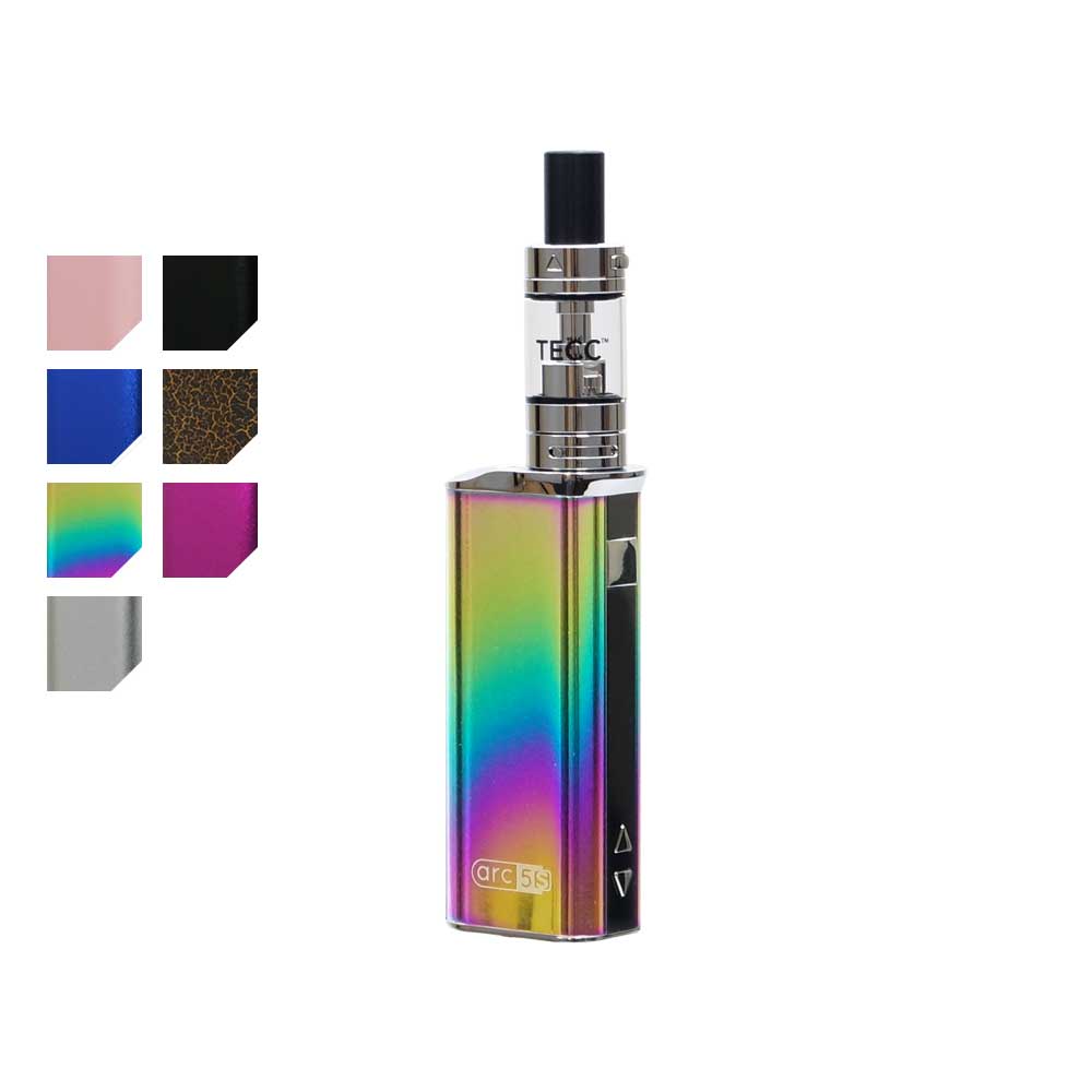 the top 5 TECC kits arc 5s e cig kit colour swatches