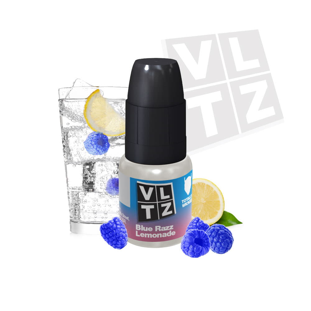 the different flavours of e-liquid eliquid blue razz lemonade