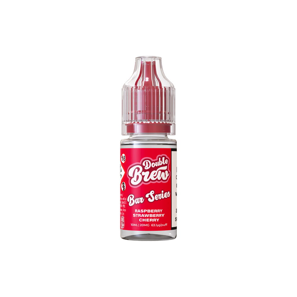 ohm brew double brew e liquid raspberry strawberry cherry