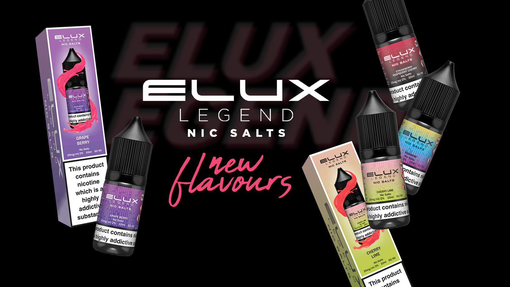ELUX Legend nic salts New Flavours
