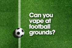 can you vape at football grounds