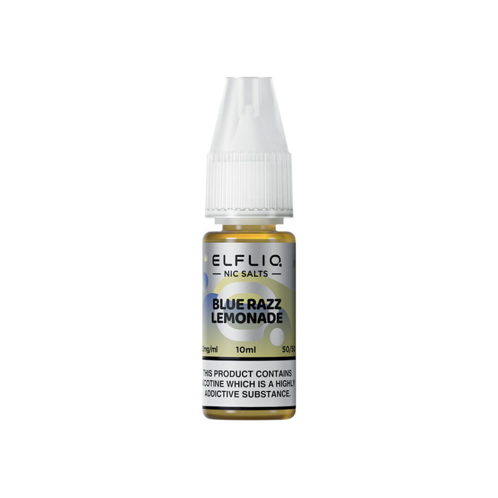 elf bar elfliq nic salt 10ml blue razz lemonade