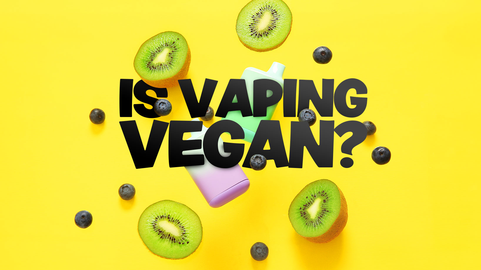 is vaping vegan