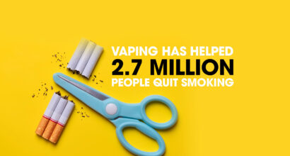 vaping has helped 2.7million people quit smoking
