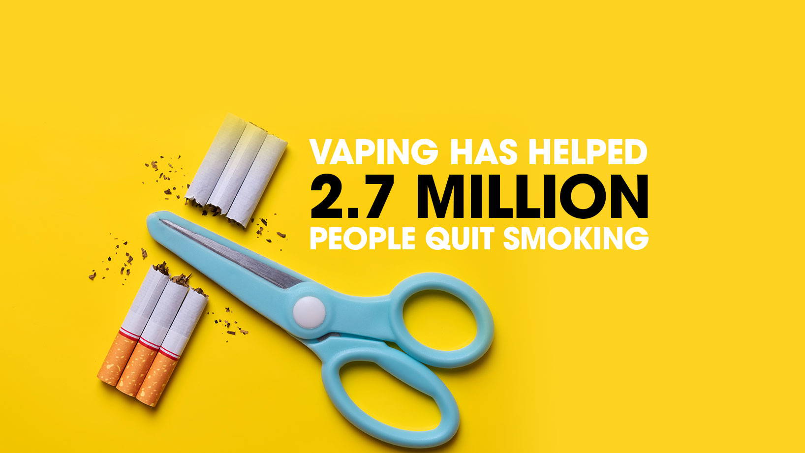 vaping has helped 2.7million people quit smoking