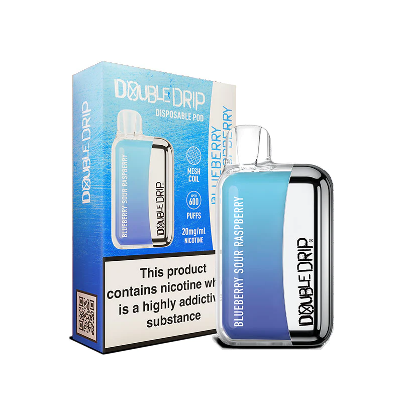Double Drip Disposable Best Flavours Blueberry Sour Raspberry
