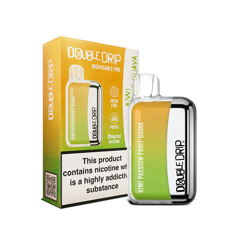 Double Drip Disposable Best Flavours Kiwi Passion Fruit Guava