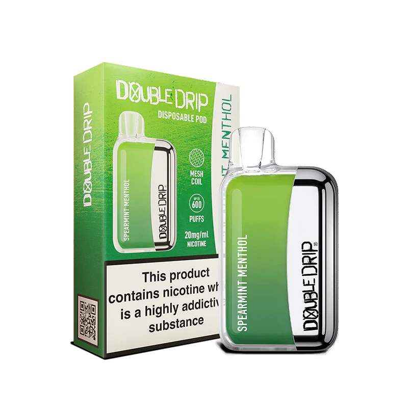 Double Drip Disposable Best Flavours Spearmint Menthol