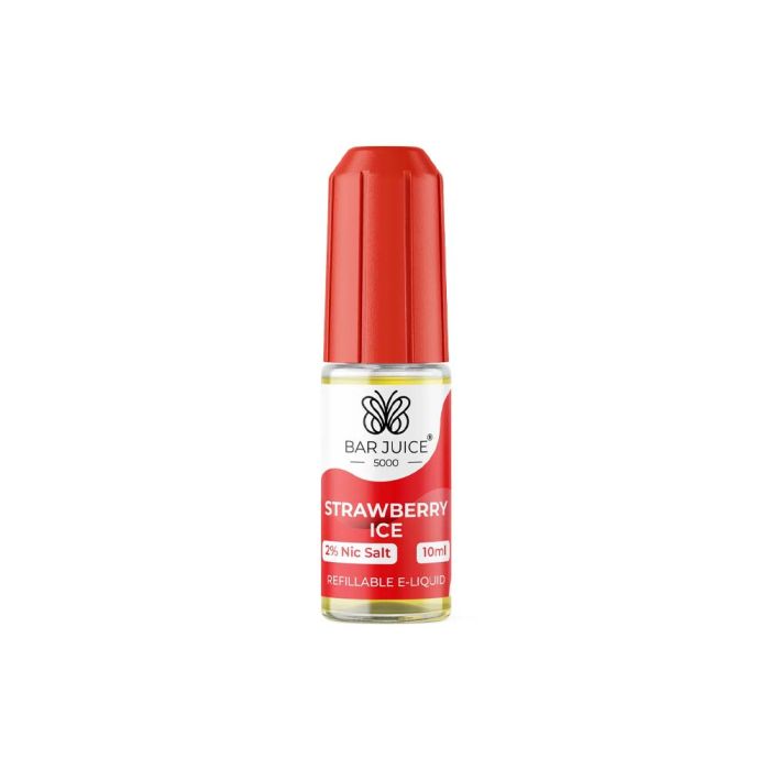bar juice nic salt 10ml strawberry ice