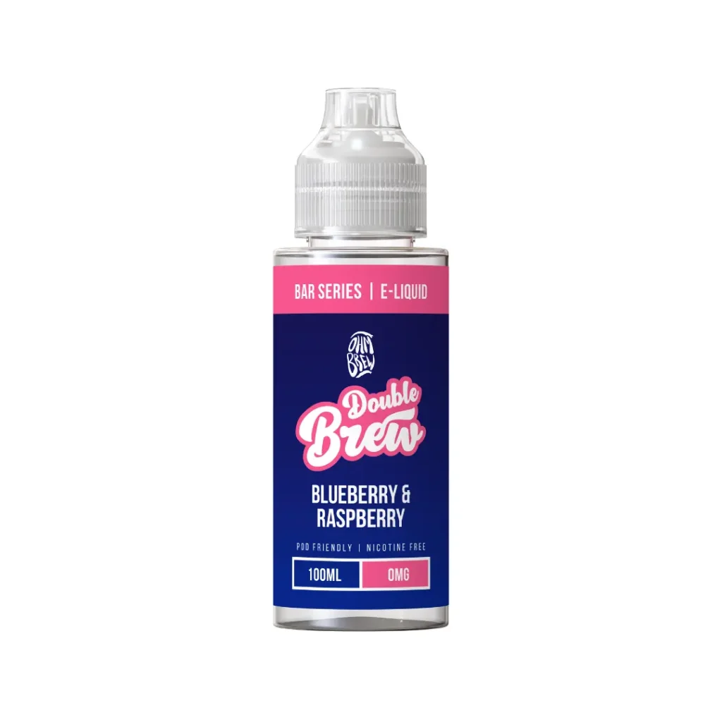 ohm brew double brew xl 100ml shortfill blueberry raspberry
