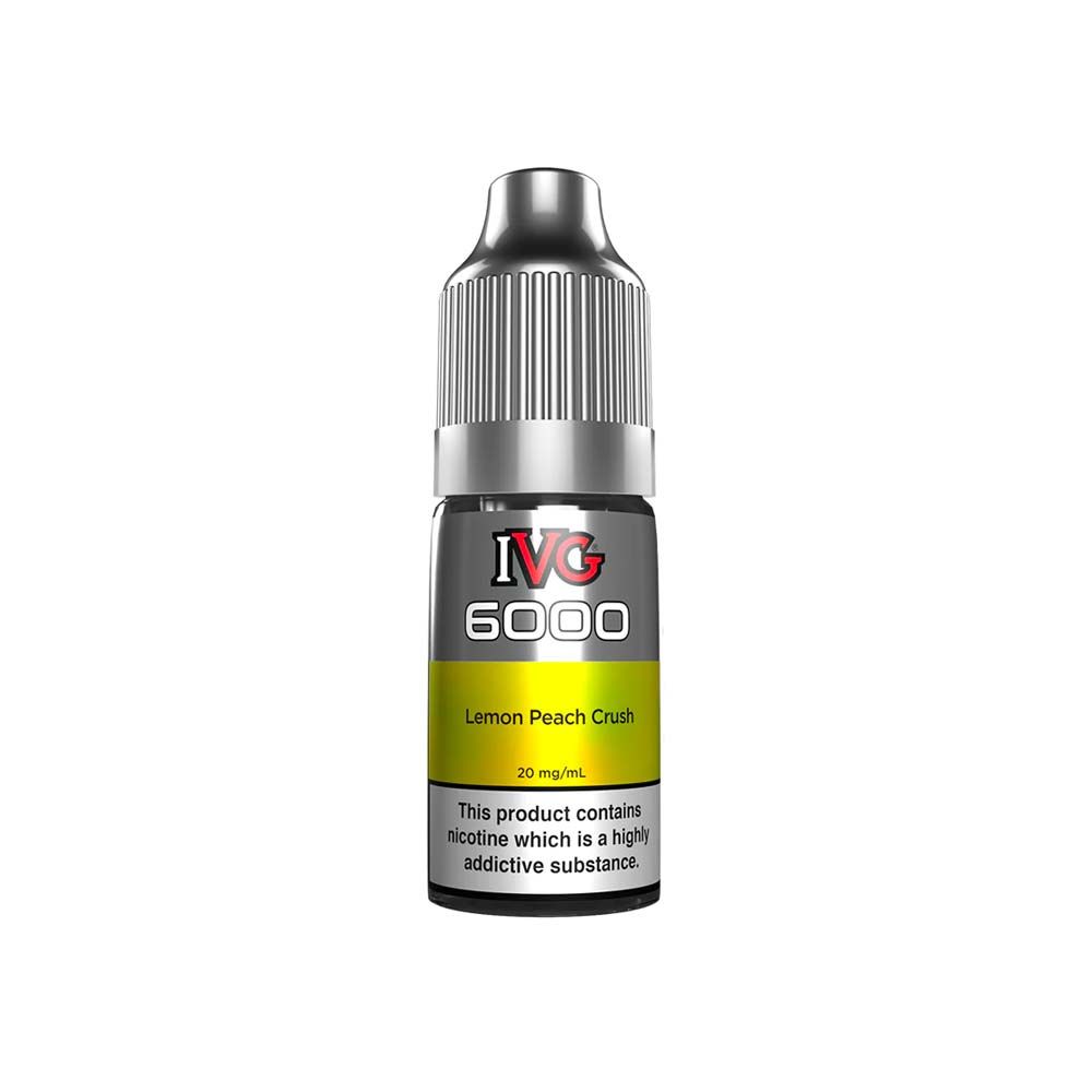 10ml ivg 6000 nic salt lemon peach crush