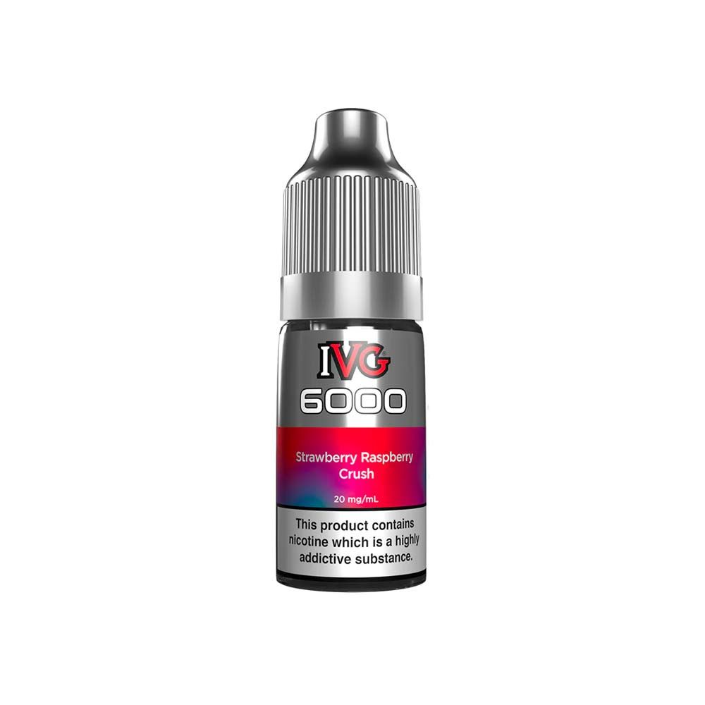 10ml ivg 6000 nic salt strawberry raspberry crush 1 2