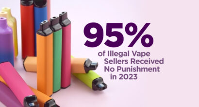 95% of Illegal Vape Sellers Received No Punishment in 2023