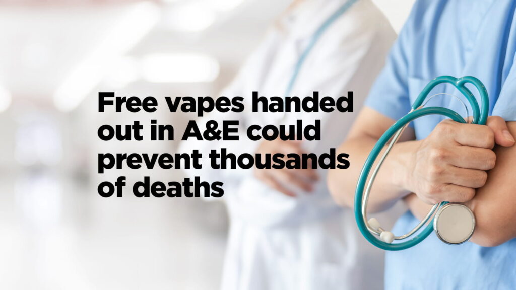 Free vapes handed out in AE could prevent thousands of deaths
