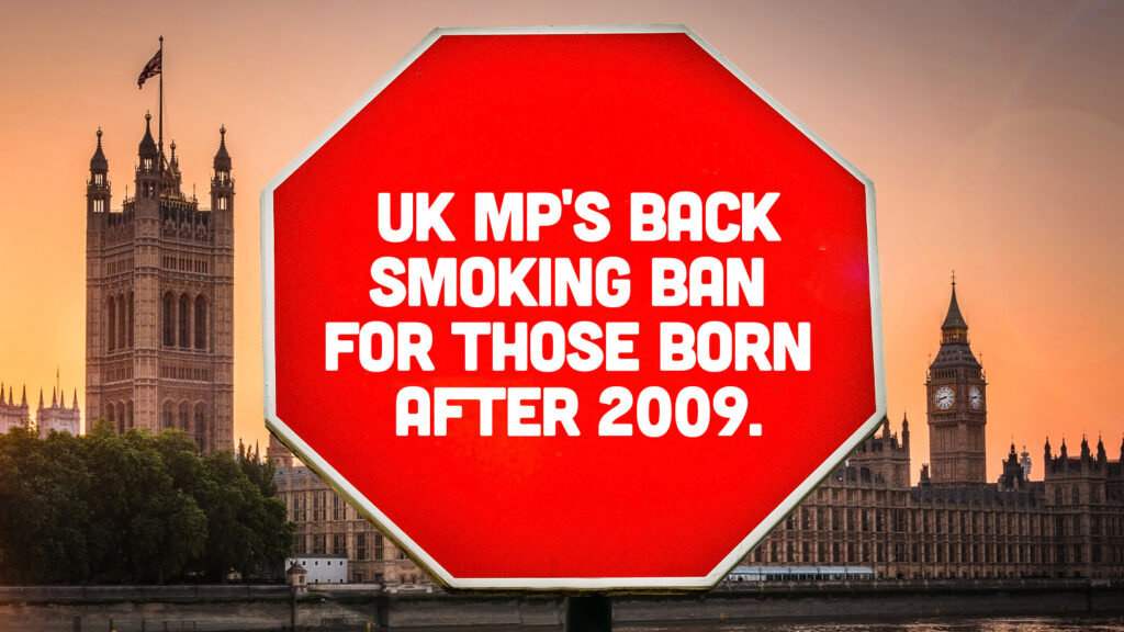 UK MPs back smoking ban for those born after 2009 1