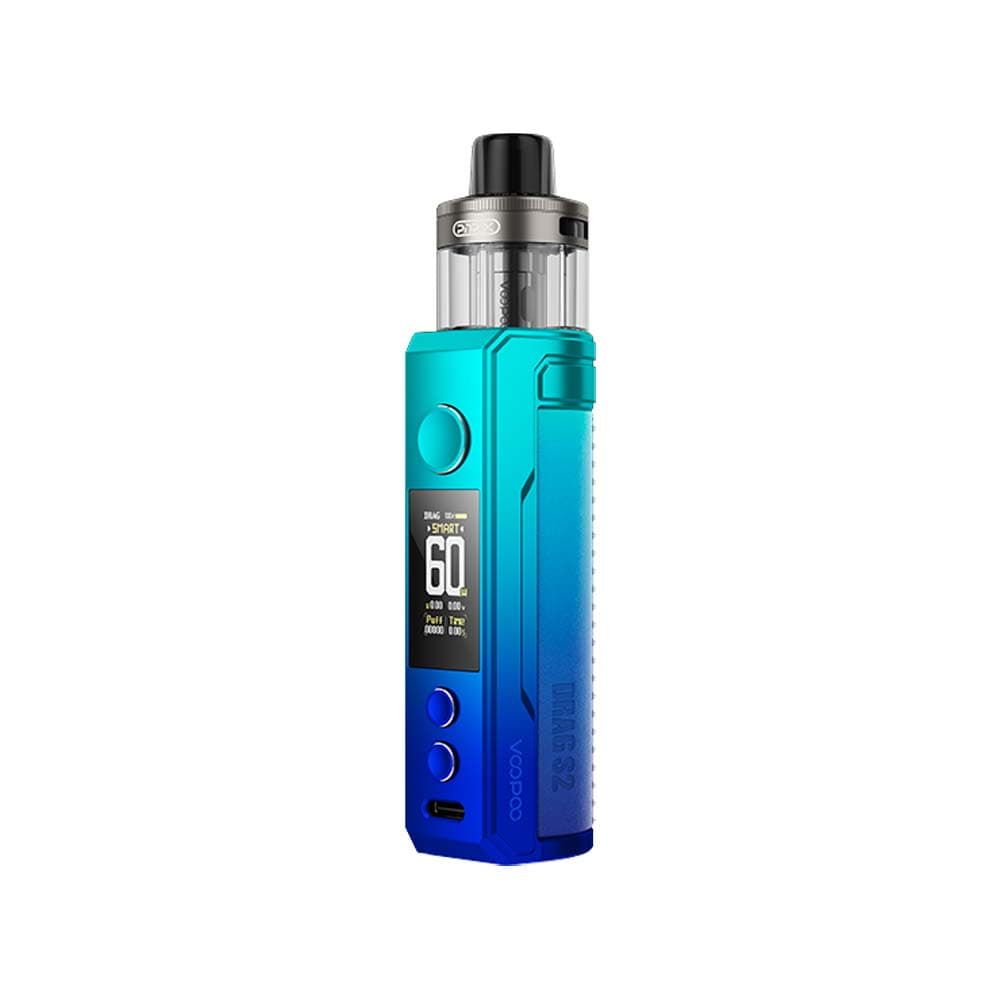 voopoo drag s2 ecig kit sky blue