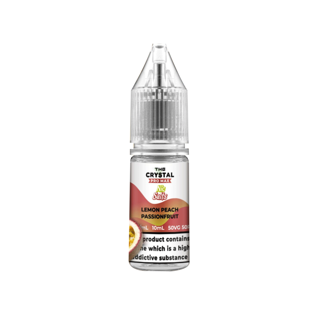 The Crystal Pro Lemon Peach Passion Fruit Nic Salt E Liquid 10x10ml 1536x1536 1 1