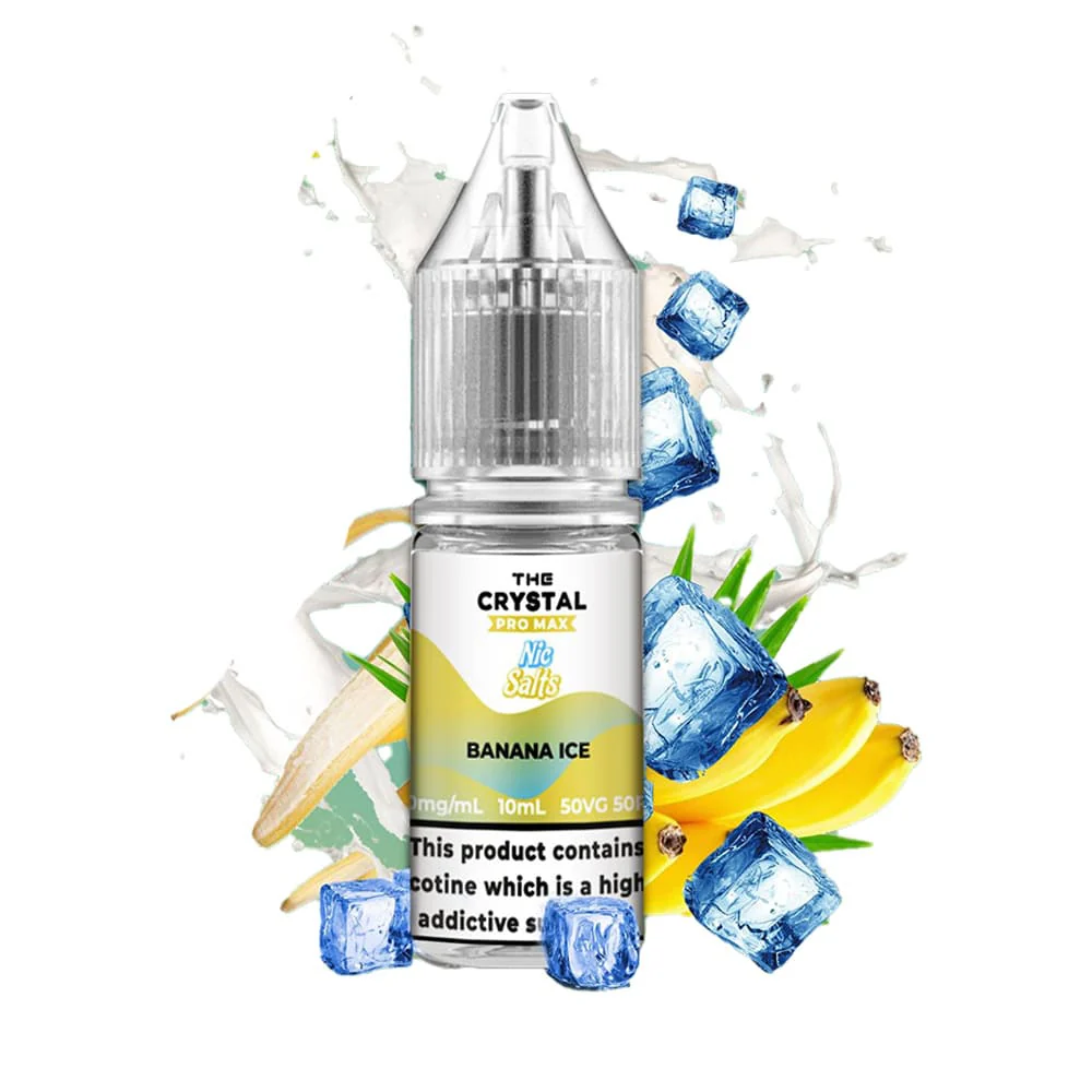 The Crystal Pro Max Banana Ice 10ml Nic Salt E Liquid