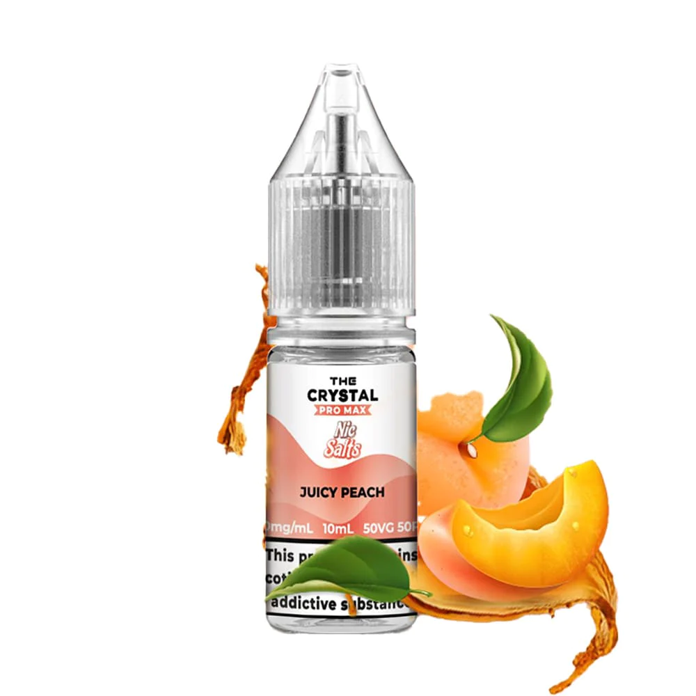 The Crystal Pro Max Juicy Peach 10ml Nic Salt64fb290eed80a