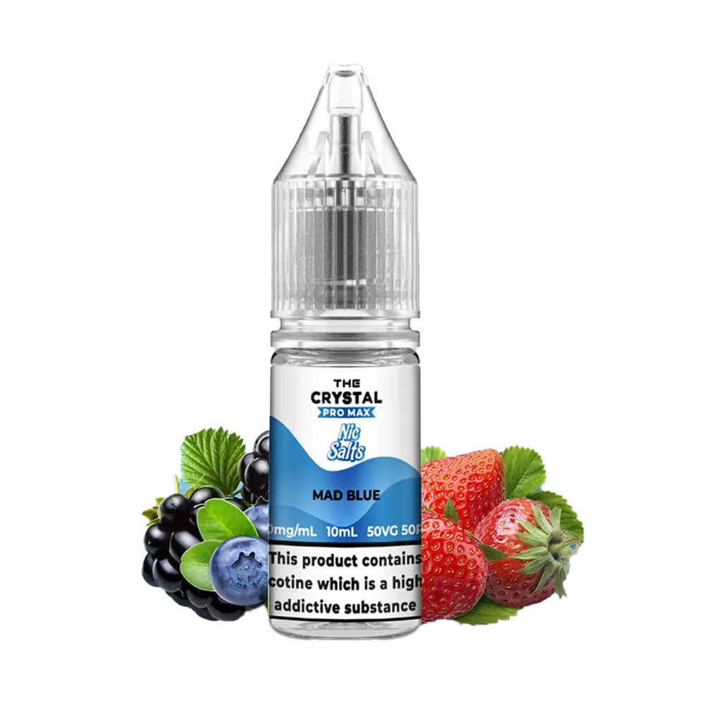 The Crystal Pro Max Mad Blue 10ml Nic Salt64fb293207a0d