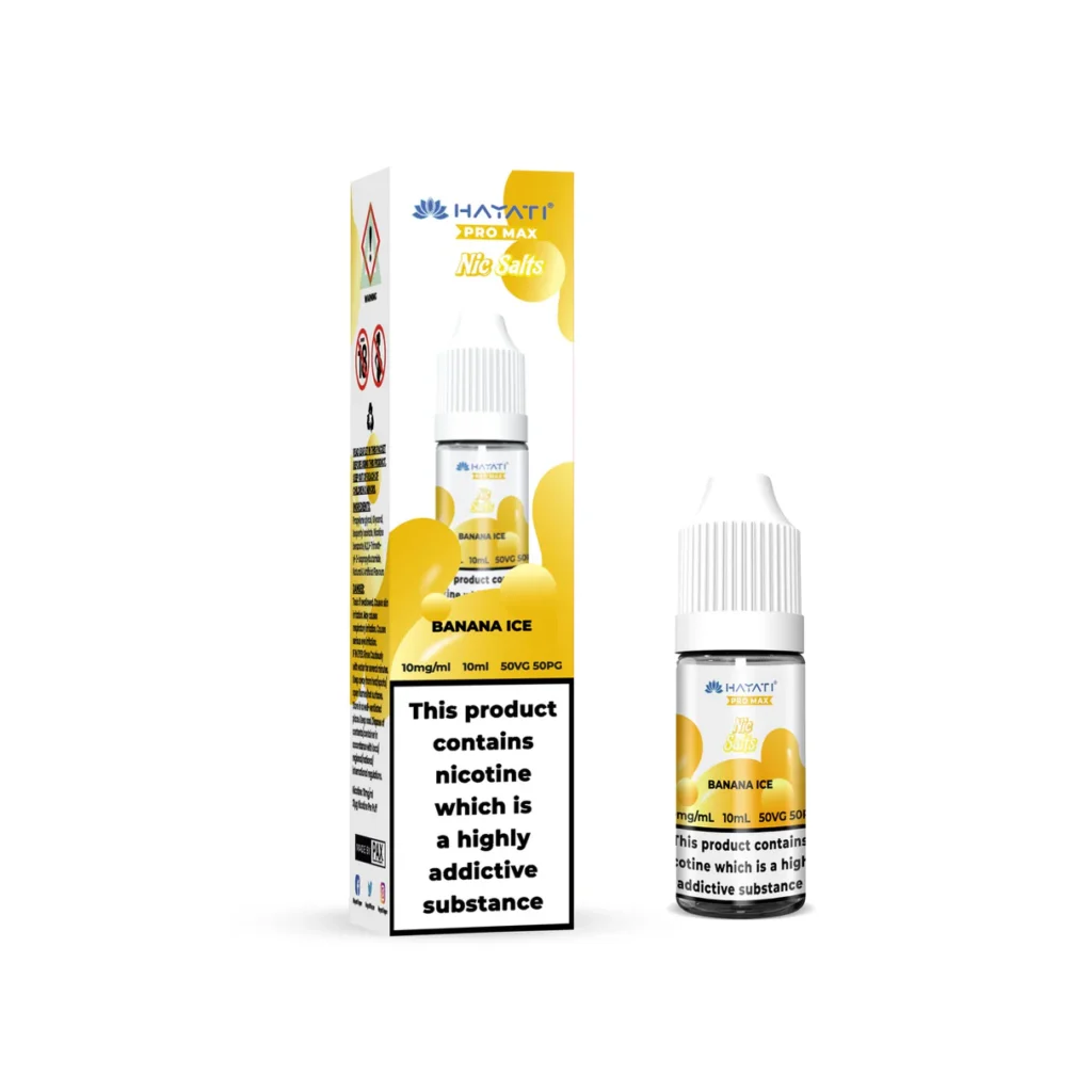 hayati pro max banana ice 10ml nic salt e liquid 391797