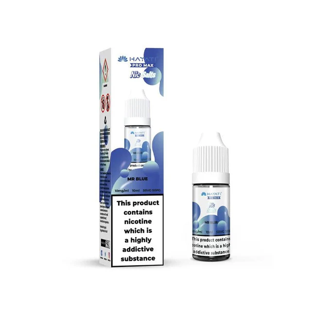 hayati pro max mr blue 10ml nic salt e liquid 883388