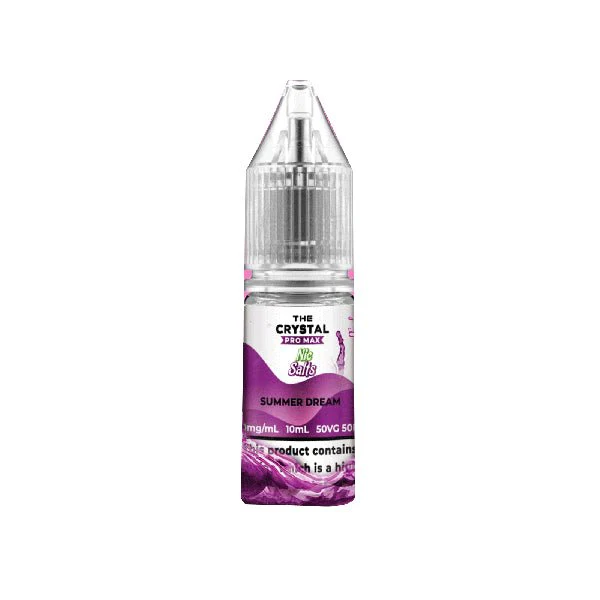 the crystal pro max nic salt e liquid 10ml box of 10 ecigstoreuk 448781 1200x1200