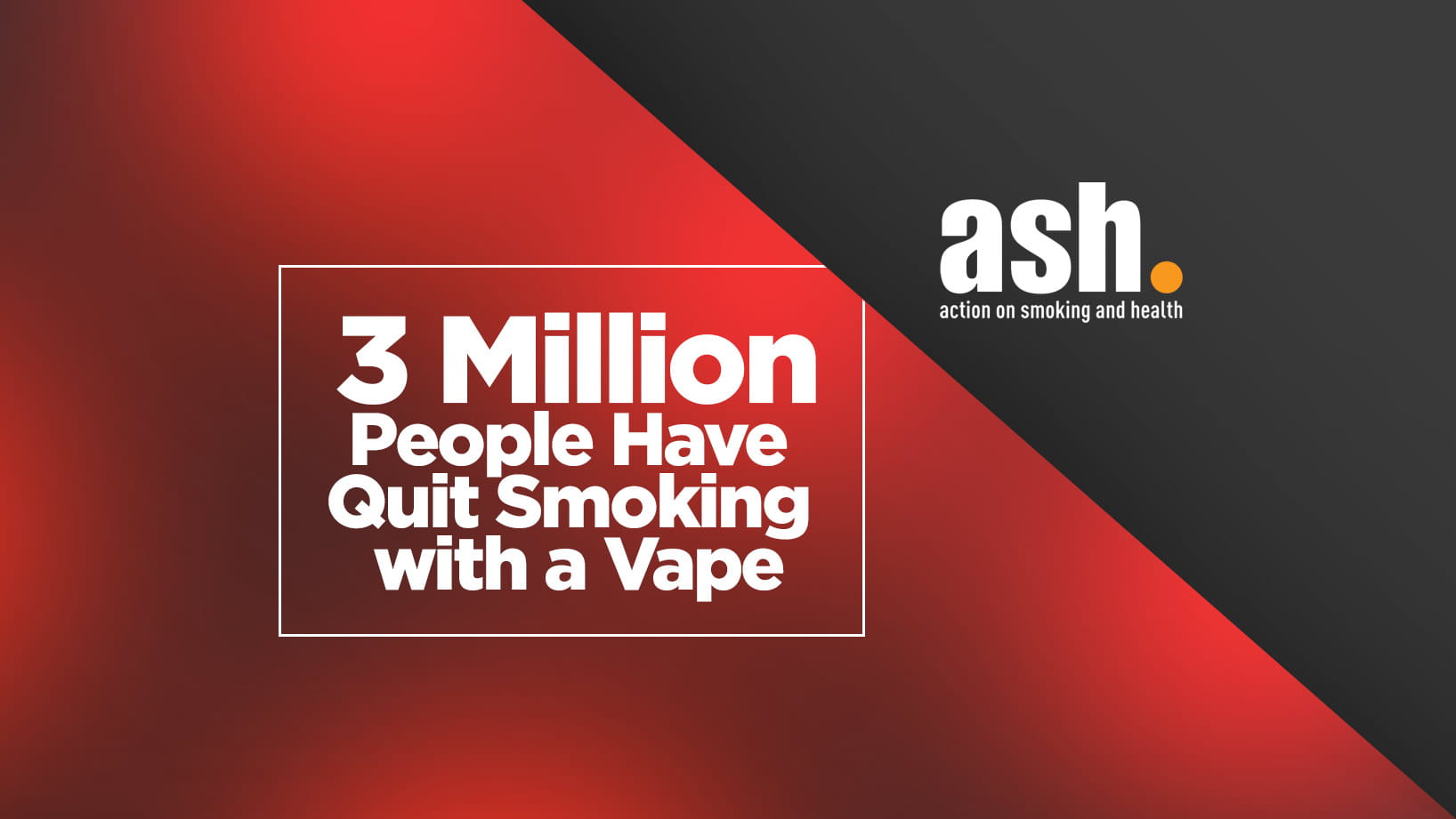3 million people have quit smoking with a vape