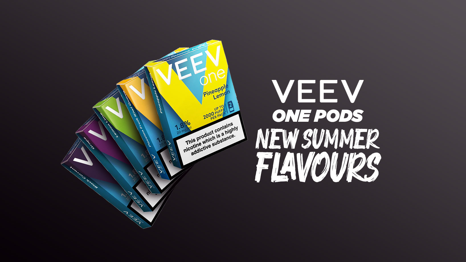 VEEV one pods new summer flavours