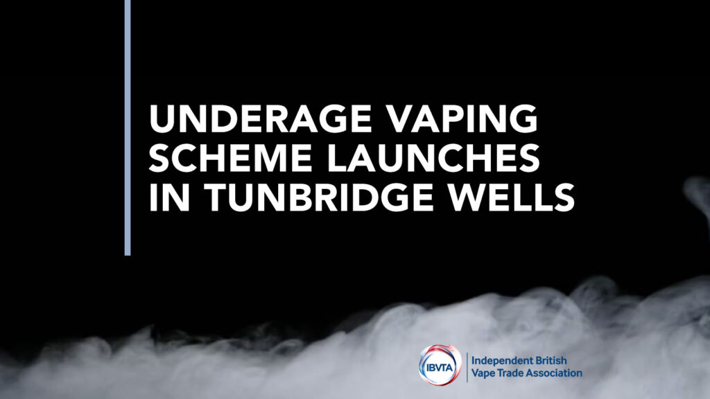 Underage Vaping Scheme Launches in Tunbridge Wells