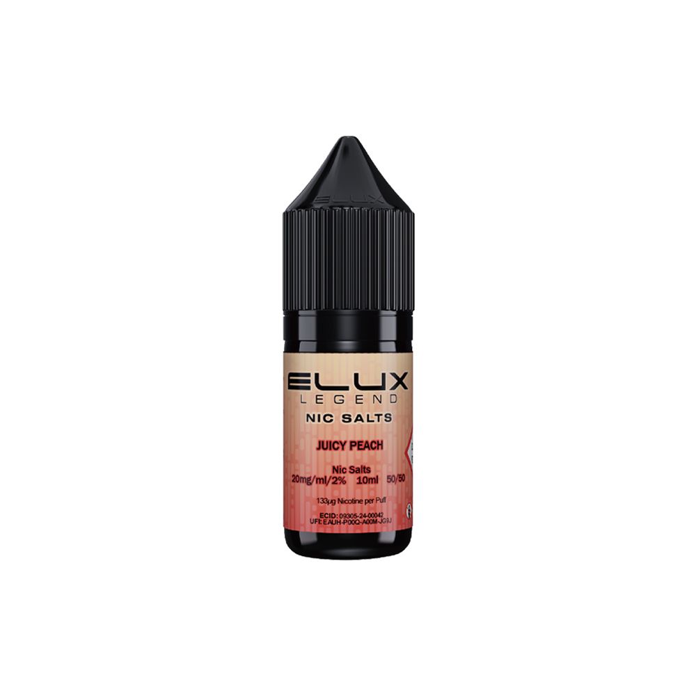 elux legend nic salts 10m ljuicy peach