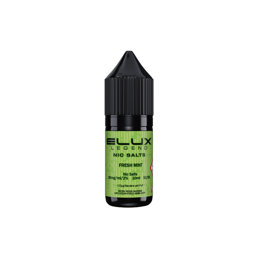elux legend nic salts 10ml fresh mint