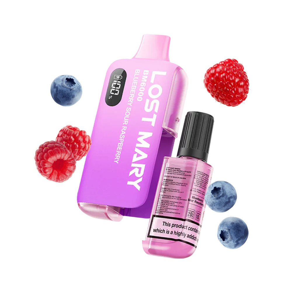 Lost Mary BM6000 Flavour Image blueberry sour raspberry