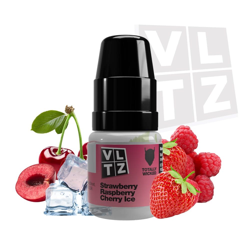 vltz eliquid strawberry raspberry cherry ice 1