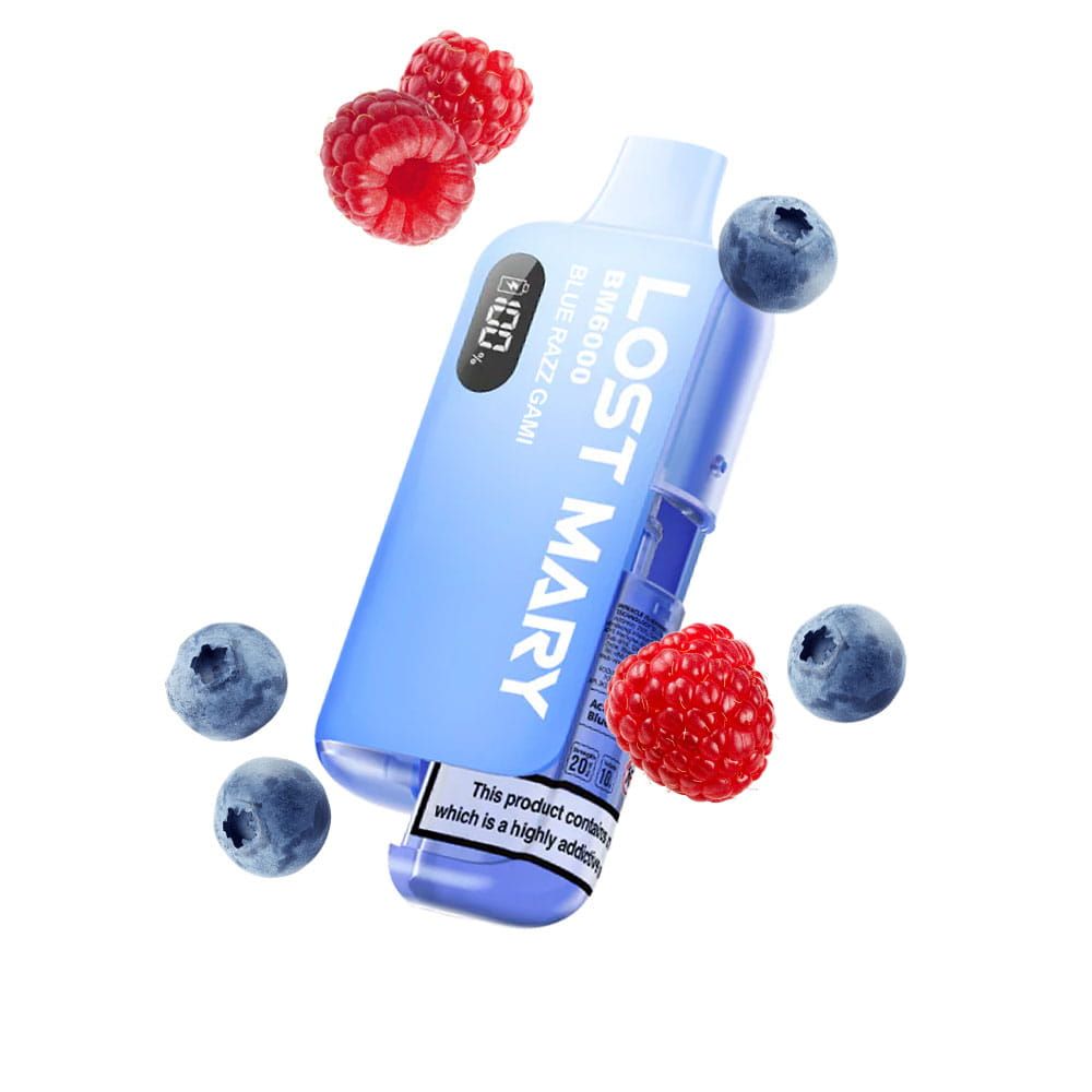 lost mary bm6000 flavour image blue razz gami